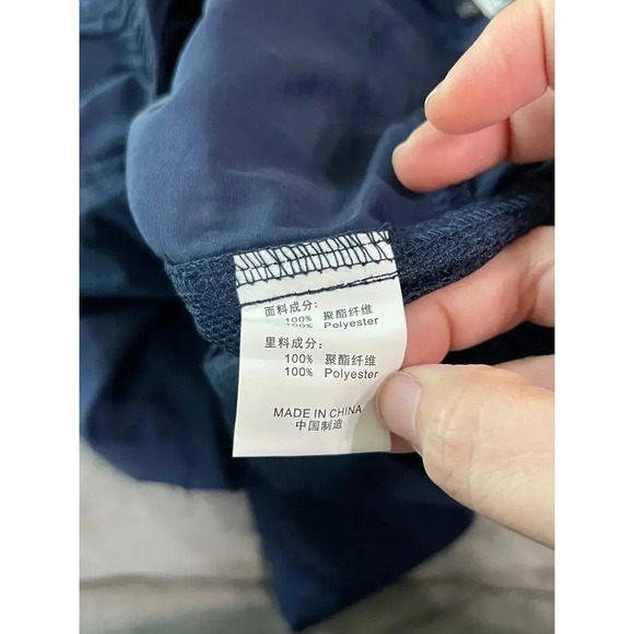 NWT Ochenta‎ SZ 150 EU 12 US Navy Blue Cargo Shorts Uniform Lightweight Cooling - Picture 3 of 4